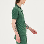 Terry Clotch Polo Shirt // Green (2XL)