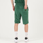 Terry Clotch Shorts // Green (XS)