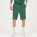 Terry Clotch Shorts // Green (XS)