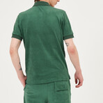 Terry Clotch Polo Shirt // Green (2XL)