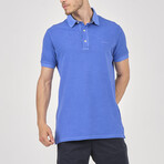 Pigment Piece Dye Polo Shirt // Blue (M)