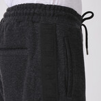 Striped Shorts // Black (XS)