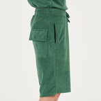 Terry Clotch Shorts // Green (XS)