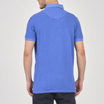 Pigment Piece Dye Polo Shirt // Blue (M)