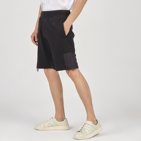 Poly Shorts // Black (XS)
