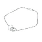 Cartier // 18k White Gold Baby Love Bracelet // 6.88" // Store Display