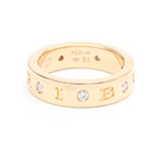 Bulgari // 18k Rose Gold Roman Sorving Diamond Ring // Ring Size: 6 // Store Display