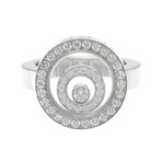 Chopard // 18k White Gold Happy Spirit Diamond Ring // Ring Size: 7 // Store Display