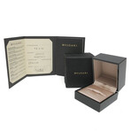 Bulgari // 18k White Gold + Ceramic Double Logo Diamond Ring // Ring Size: 10 // Store Display