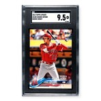 Shohei Ohtani // 2018 Topps Update Rookie Debut // Rookie Card // SGC 9.5 Mint+