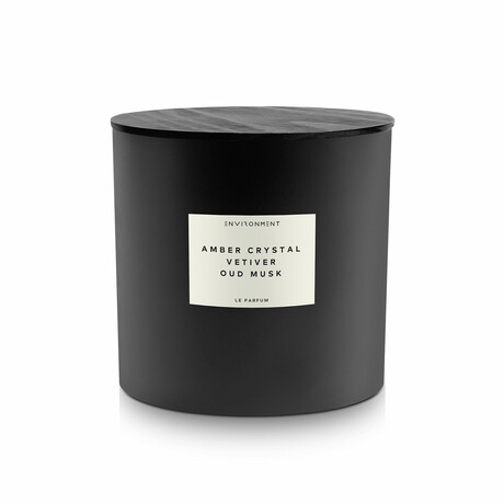 ENVIRONMENT 55oz Candle Inspired by Baccarat Rouge 540® - Amber Crystal | Vetiver | Oud Musk