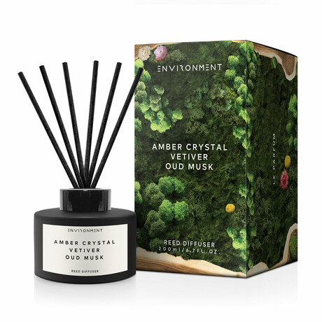 ENVIRONMENT Diffuser Inspired by Baccarat Rouge 540® - Amber Crystal |  Vetiver | Oud Musk