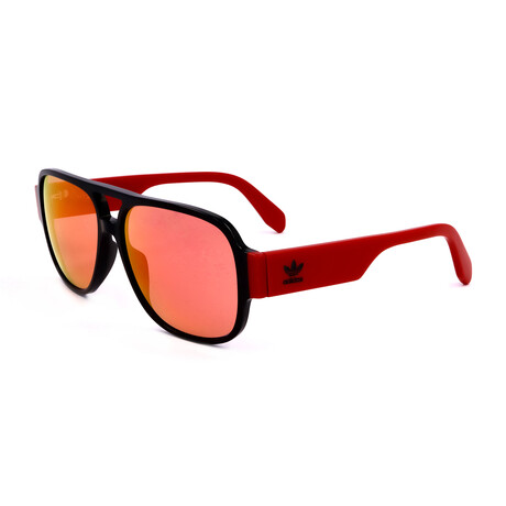 Unisex // OR0006 // Shiny Black + Red + Flash Orange