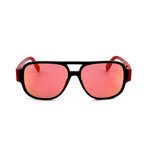 Unisex // OR0006 // Shiny Black + Red + Flash Orange