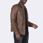 Button Up Jacket // Chestnut (S)