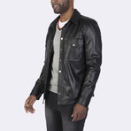 Button Up Jacket // Black (S)