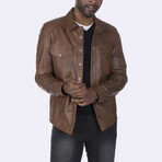 Button Up Jacket // Chestnut (S)