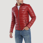 Quilted Jacket // Red (S)