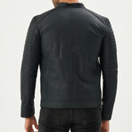 Racer Jacket // Navy Blue Matte (S)