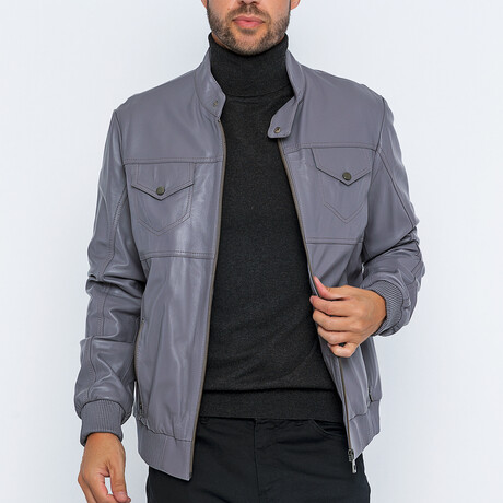 Bomber Jacket // Gray (S)