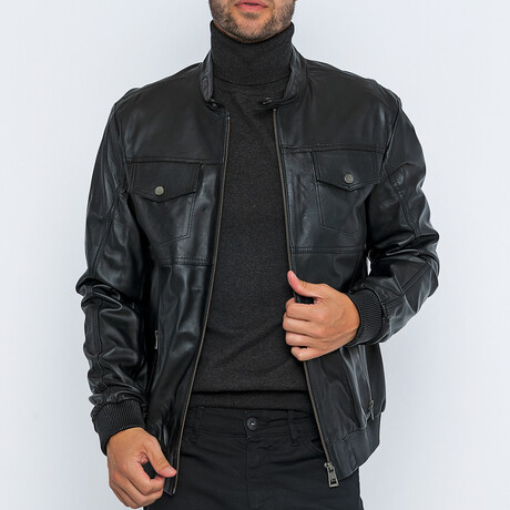 Bomber Jacket // Black (S)