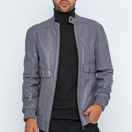 Bomber Pockets Jacket // Gray (S)