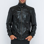 Bomber Pockets Jacket // Black (S)