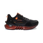 Men's Sport Sneaker // Black + Orange (Euro: 44)