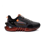 Men's Sport Sneaker // Dark Gray + Orange (Euro: 44)