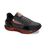 Men's Sport Sneaker // Dark Gray + Orange (Euro: 43)