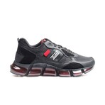Men's Sport Sneakers  // Black + Red (Euro: 42)