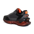 Men's Sport Sneaker // Dark Gray + Orange (Euro: 39)