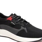 Men's Sport Sneaker // Black + White (Euro: 45)