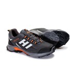 Men's Outdoor Sneaker // Dark Gray + Orange (Euro: 42)