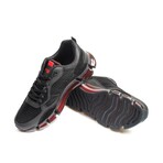 Men's Sport Sneakers  // Black + Red (Euro: 41)
