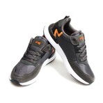 Men's Sport Sneakers  // Dark Gray + Orange + White (Euro: 44)