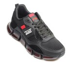 Men's Sport Sneakers  // Black + Red (Euro: 43)