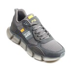 Men's Sport Sneakers  // Gray + Yellow (Euro: 41)