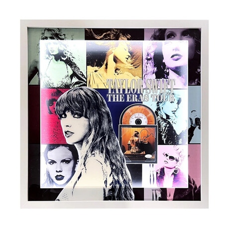 Taylor Swift // Autographed CD Cover + 3D Lighting + Framed Ver.1