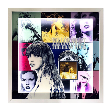 Taylor Swift // Autographed CD Cover + 3D Lighting + Framed Ver.3