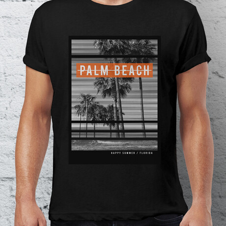 Palm Beach T-Shirt // Black (S)