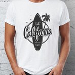 California Lettering T-Shirt // White (S)