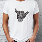 Shaka Sign T-Shirt // White (S)