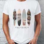 California Surf T-Shirt // White (L)