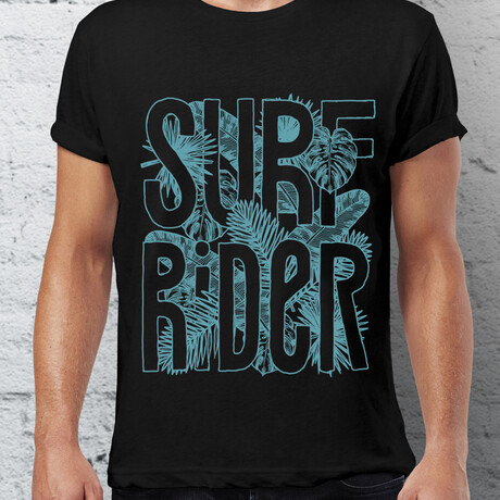 Surf Rider T-Shirt // Black (S)