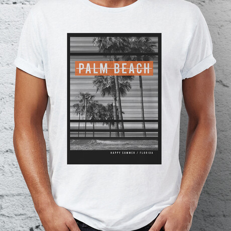 Palm Beach T-Shirt // White (S)