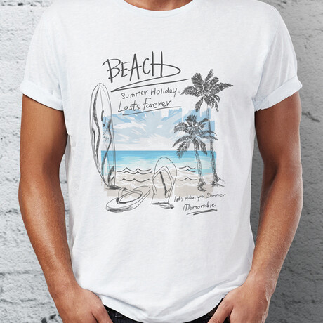 Beach T-Shirt // White (S)