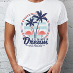 Flamingos Dream T-Shirt // White (L)
