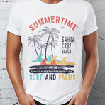 Summertime Palms T-Shirt // White (S)