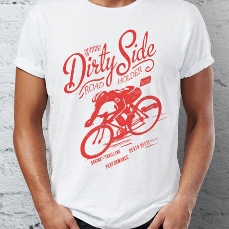 Bicycle Ride T-Shirt // White (S)